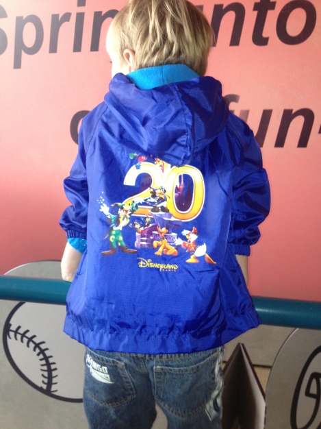Master OJ (Age 4)'s new Disney jacket