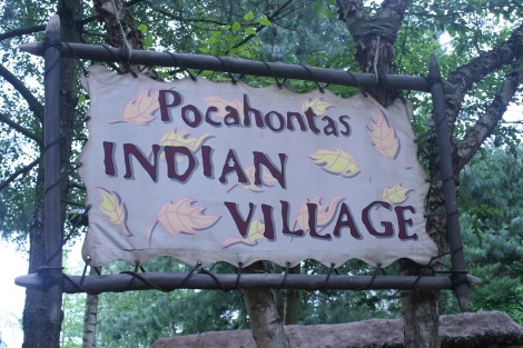 Pocahontas Indian Village: fancy name for a playground