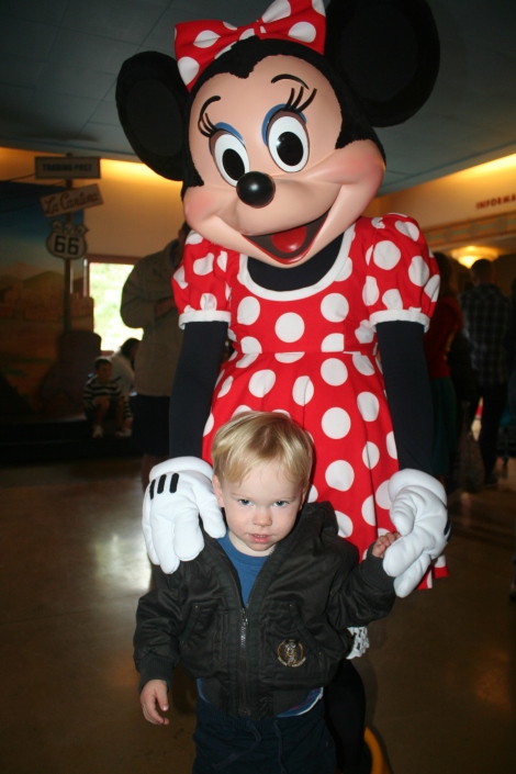 Master EJ (Age 2) with Minnie